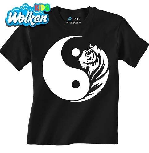Dětské tričko Jin a Jang Tygr Yin Yang Tiger.jpg