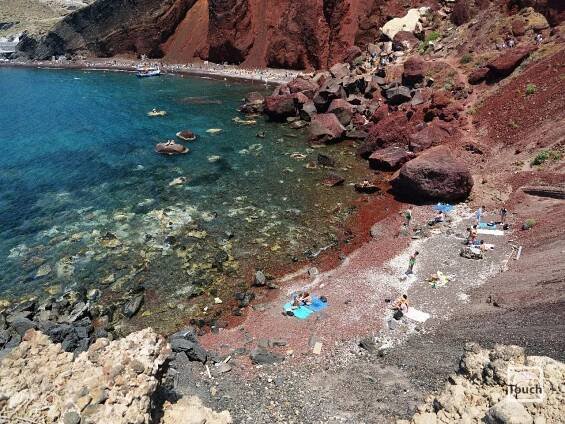 Red (Kokkini) Beach - pláž - Santorini