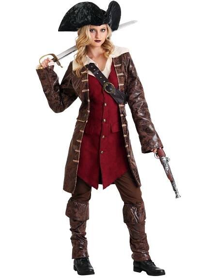 Caribbean Pirate Women's Costume | Adult Pirate Costumes