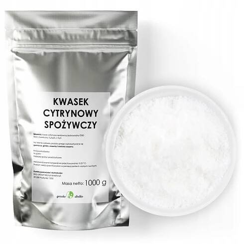 KYSELINA CITRÓNOVÁ - čistá potravinářská kyselina 1 kg