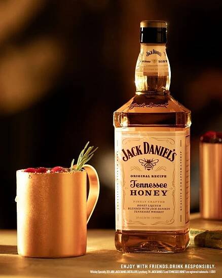 JACK HONEY YULE MULE | Jack daniels, Jack daniels drinks, Jack daniels honey
