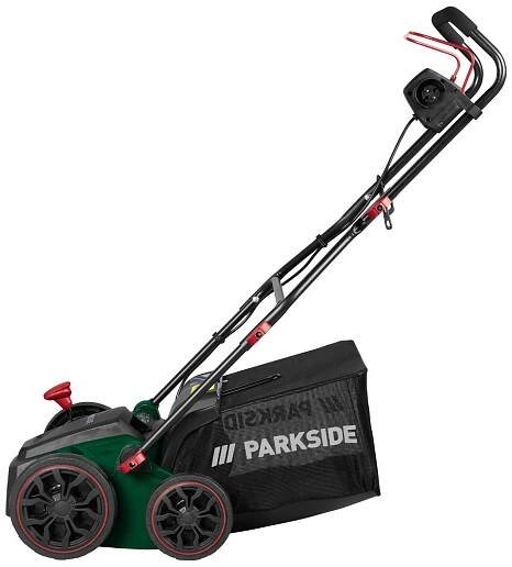Elektrický vertikutátor a provzdušňovač trávníku PLV 1800 A1