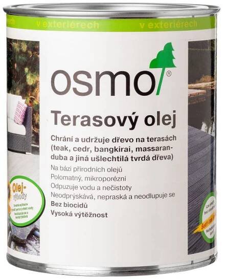 OSMO Color terasový olej 25 l Bangkirai tmavý