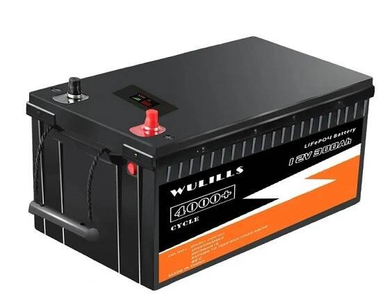 Baterie LiFePO4 Lithium-železo-fosfátová baterie 12V 280Ah Baterie s ochranou vůči vodě a prachu IP5 Vestavěné BMS 52 x 26,9 x 22 cm