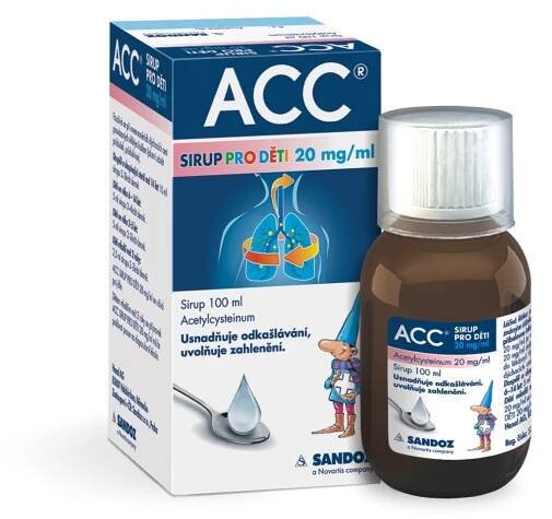 ACC Sirup pro děti 20 mg/ml 100 ml