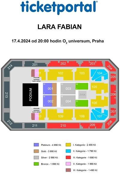 LARA FABIAN – Je t’aime World Tour – O2 universum