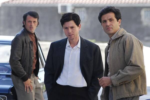 Fabrizio Ferracane, Claudio Gioè, and Salvatore Lazzaro in Il capo dei capi (2007)