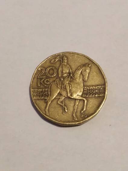 Oběžná 20kc rok 2000 svaty vaclav - Numismatika