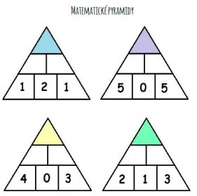 Matematické pyramidy. Počítání do 10.