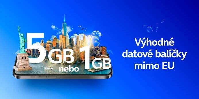 Roamingové datové balíčky O2 pro země mimo EU jde nově aktivovat i na předplacených kartách