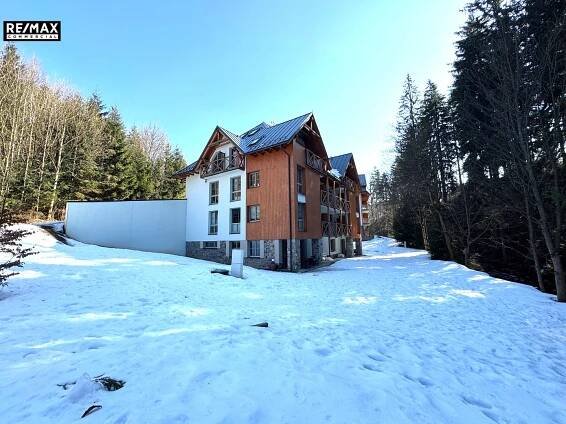 pohled na nemovitost - Prodej bytu 1+kk v osobním vlastnictví 40 m², Harrachov