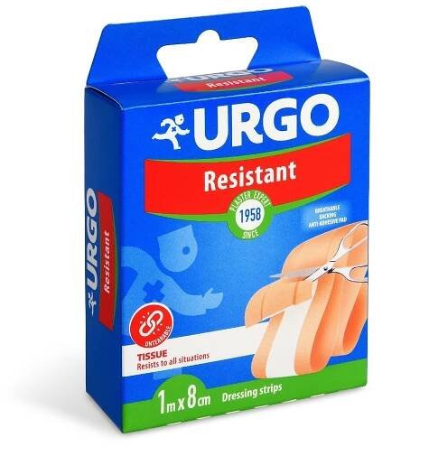 Urgo Resistant 1 m x 8 cm odolná náplast 1 ks od 99 Kč - srovnání cen | Leano.cz