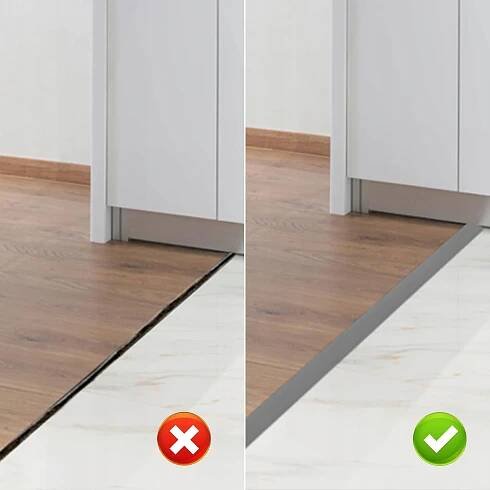3 M X 5 CM PŘECHODOVÁ PÁSKA PRO PVC PODLAHU, SAMOLEPICÍ, PRAHOVÁ LIŠTA - Allegro