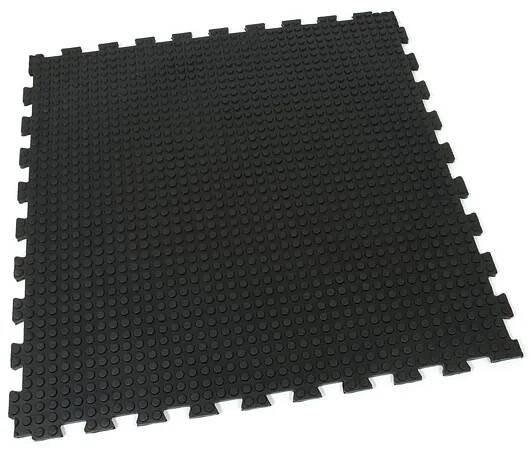 Gumová podlahová zátěžová rohož FLOMA Heavy Bubble - délka 100 cm, šířka 100 cm, výška 1,6 cm