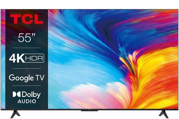 TCL TV 55" UHD GoogleTV DVB-T2/C/S2 H.265 HEVC