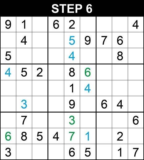 sudoku single candidate technique