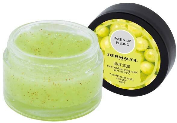Dermacol Face and lip peeling detoxikačný 1×50 ml, bez silikónov a parabénov