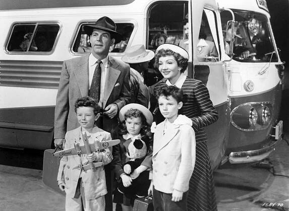 Family Honeymoon - Z filmu - Jimmy Hunt, Fred MacMurray, Gigi Perreau, Peter Miles, Claudette Colbert