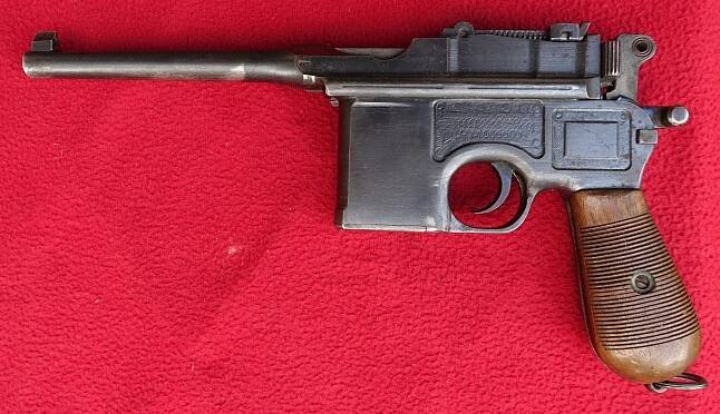 Pistole Mauser C96 - finský kontrakt - Sběratelské zbraně