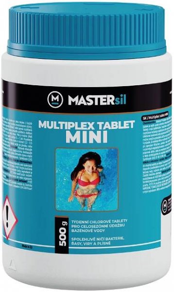 Chlor Multiplex mini tablety 0.5kg, multitablety Mastersil