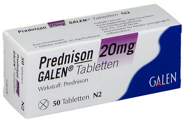 Prednison 20 mg cena