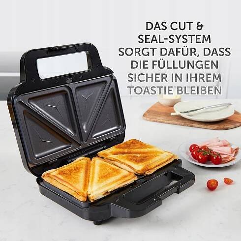 BREVILLE 3v1 Sendvičovač Vaflovač Panini Černý Nerezová Ocel Kód výrobce VST098XV2