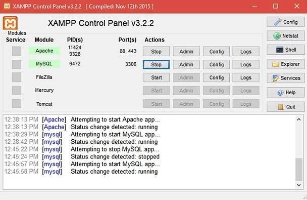 nainstalovat xampp na windows