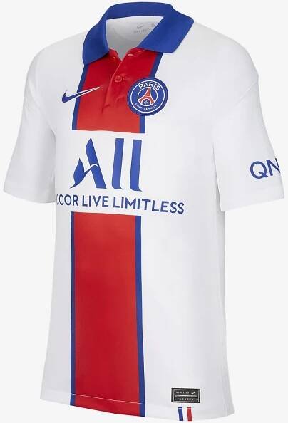Segunda equipaci\u00f3n Stadium Par\u00eds Saint-Germain 2020\/21 Camiseta de f\u00fatbol - Ni\u00f1o\/a. Nike ES