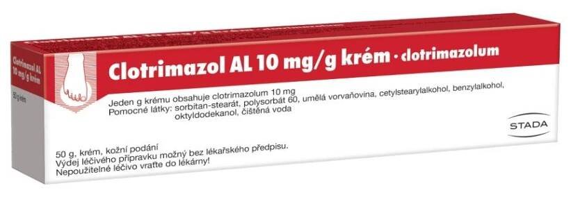 Clotrimazol AL 10 mg/g krém 50 g