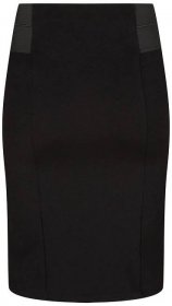 Close-fitting skirt with elasticated waist, Black, Packshot image number 1