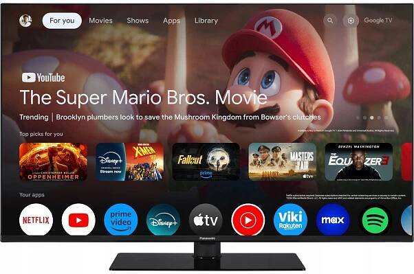 Panasonic TN-43W70A LED TV 4K Ultra HD Google TV 43" (DVB-T2/HEVC, 4K Color Engine procesor, Google Cast technologie, Dolby Vision, Dolby Atmos) - Značkový obchod Panasonic