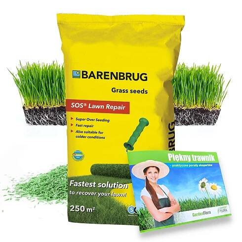 Tráva Barenbrug Regenerační SOS Lawn Repair rychlé klíčení 5 kg