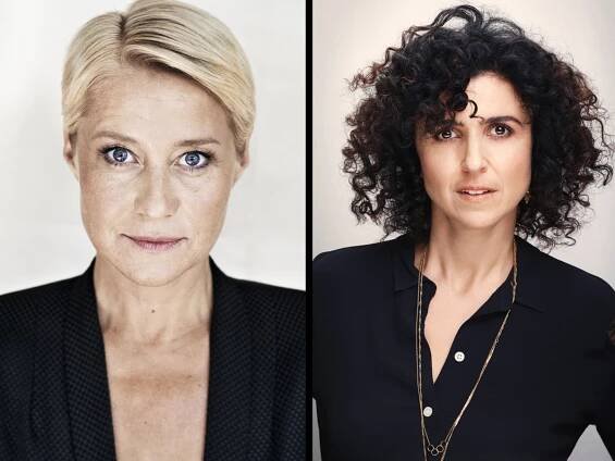 Vlevo herečka Trine Dyrholm, vpravo režisérka May El-Toukhy