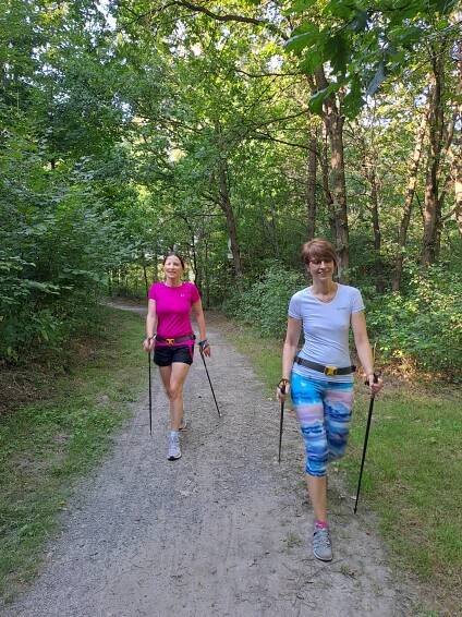 Pravidelná lekce nordic walking v Ostravě s intruktorkou každý čtvrtek