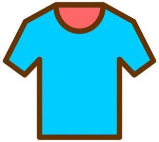 Ikona trička. vektorová ilustrace — Ilustrace