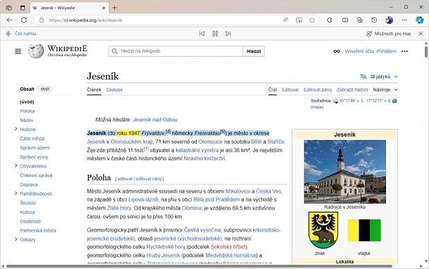 Microsoft vyrobil skvělé syntetické hlasy. V Edgi vám zdarma přečtou jakýkoli článek