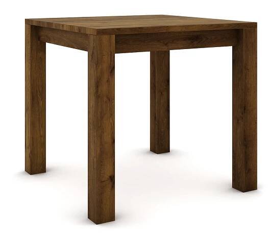Dubové stoly | Dubový stůl 80 x 80 cm , černý | Kvalitní produkty za dostupné ceny - soudkovo.cz