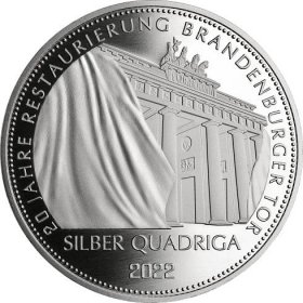 Silber Quadriga 2022 1/2 Unze