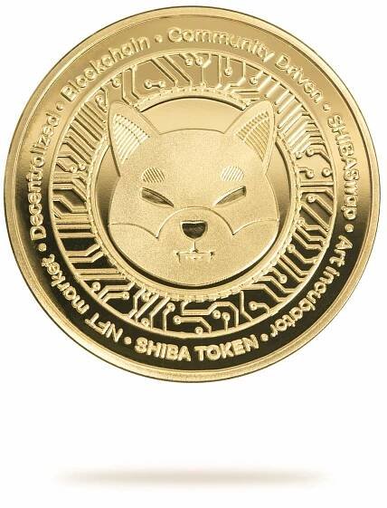 Fyzická kryptoměna Shiba Inu (SHIB) od kryptočipů