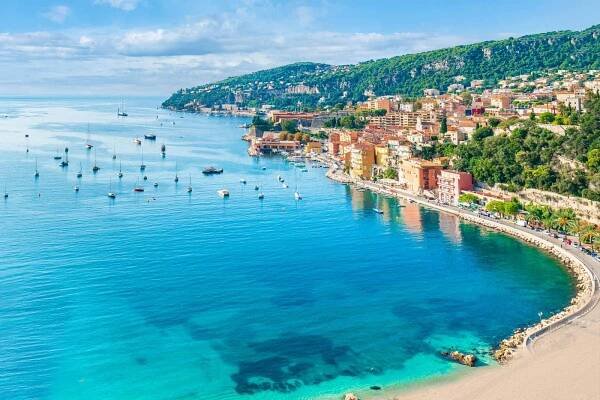 View of the beautiful city of Nice, France