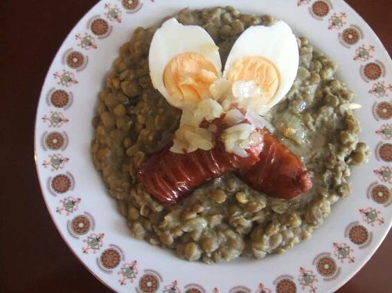 Recept: Čočka na kyselo z předvařené čočky