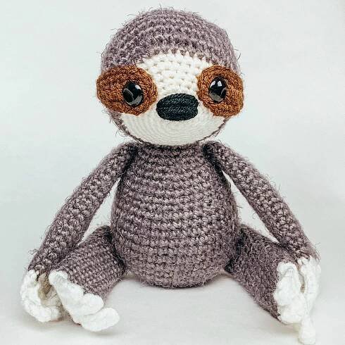 Free Crochet Sloth Amigurumi Pattern -