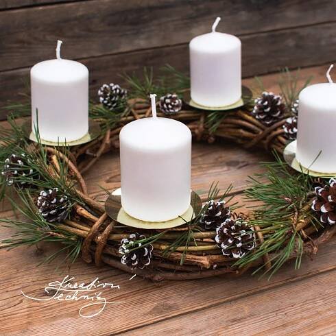 Adventní věnec: DIY návod