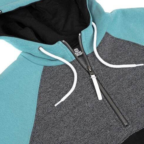 Horsefeathers mikina Palea - dusty turquoise - Riderzone