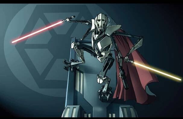General Grievous Red Cape Wallpaper