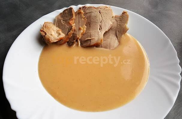 Vepřová plec na "smetaně" (bez tuku) - fotografie receptu - TopRecepty.cz