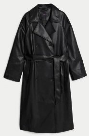 Koženkový kabát Marks & Spencer, 3 199 Kč