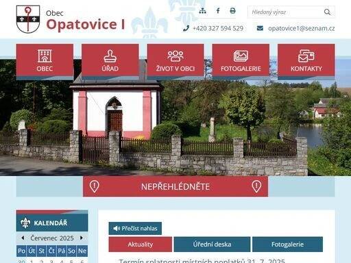 obec opatovice i, opatovice i, obecní úřad, úřední deska, opatovice1, opatovice 1, obec opatovice 1, obec opatovice1
