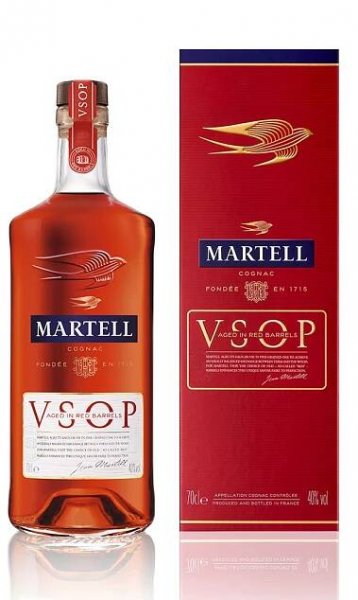 Cognac Martell VSOP Aged in Red Barrels 0,35l