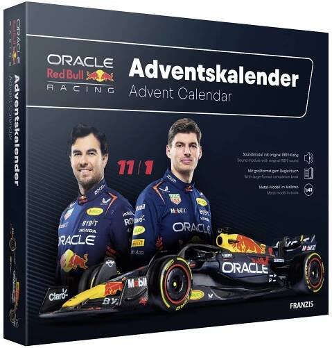 Franzis Verlag Oracle Red Bull Racing stavebnice adventní kalendář Věkové kategorie od 14 let